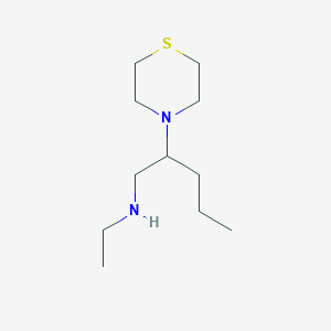 Ethyl[2-(thiomorpholin-4-yl)pentyl]amine