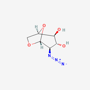 molecular formula C6H9N3O4 B1286478 1,6-Anhydro-2-azido-2-deoxy-beta-D-glucopyranose 