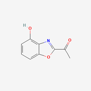 molecular formula C9H7NO3 B12864871 1-(4-Hydroxybenzo[d]oxazol-2-yl)ethanone 