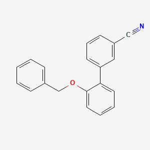 molecular formula C20H15NO B12864927 2'-(Benzyloxy)[1,1'-biphenyl]-3-carbonitrile 