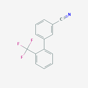 molecular formula C14H8F3N B12864958 2'-(Trifluoromethyl)[1,1'-biphenyl]-3-carbonitrile 