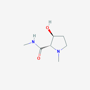 (2S,3S)-3-hydroxy-N,1-dimethylpyrrolidine-2-carboxamide