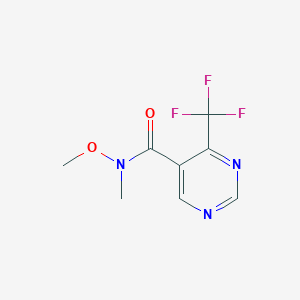 N-Methoxy-N-methyl-4-(trifluoromethyl)pyrimidine-5-carboxamide