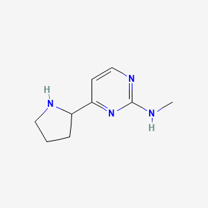 Methyl-(4-pyrrolidin-2-YL-pyrimidin-2-YL)-amine