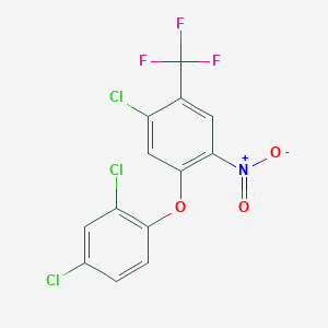 1-Chloro-5-(2,4-dichlorophenoxy)-4-nitro-2-(trifluoromethyl)benzene