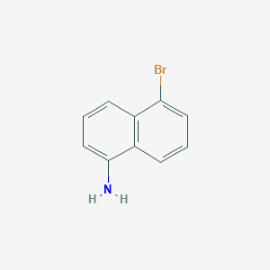 molecular formula C10H8BrN B1286507 5-Bromonaphthalen-1-amine CAS No. 4766-33-0