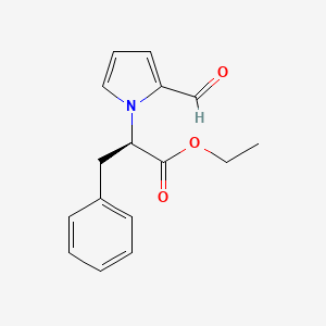 (R)-Ethyl 2-(2-formyl-1H-pyrrol-1-yl)-3-phenylpropanoate