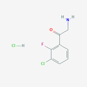 3-Chloro-2-fluorophenacylamine hydrochloride