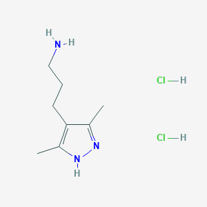 3-(3,5-Dimethyl-1H-pyrazol-4-yl)-propylamine dihydrochloride