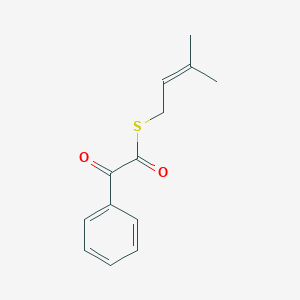 S-(3-methylbut-2-en-1-yl) 2-oxo-2-phenylethanethioate