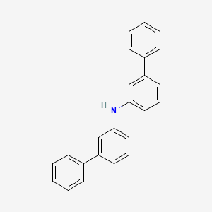 molecular formula C24H19N B1286518 Bis(3-biphenylyl)amine CAS No. 169224-65-1