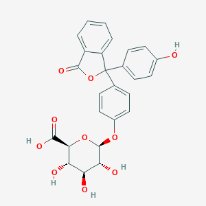 molecular formula C26H22O10 B128652 苯酚酞葡糖醛酸酯 CAS No. 15265-26-6