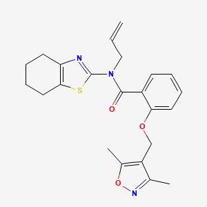 N-Allyl-2-((3,5-dimethylisoxazol-4-yl)methoxy)-N-(4,5,6,7-tetrahydrobenzo[d]thiazol-2-yl)benzamide