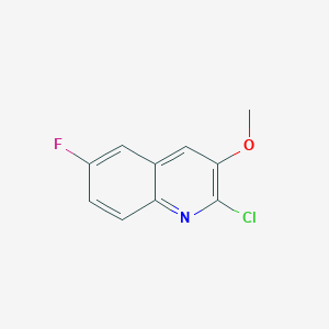 2-Chloro-6-fluoro-3-methoxyquinoline