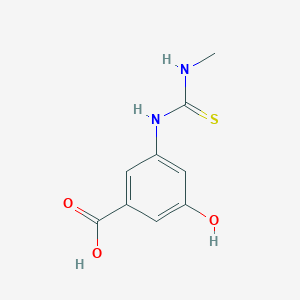 n-Methyl-n'-(5-hydroxy-3-carboxyphenyl)thiourea