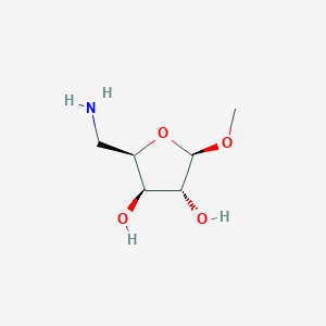 (2R,3R,4R,5R)-2-(Aminomethyl)-5-methoxytetrahydrofuran-3,4-diol