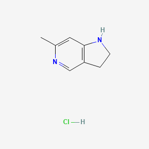 6-Methyl-2,3-dihydro-1H-pyrrolo[3,2-c]pyridine hydrochloride