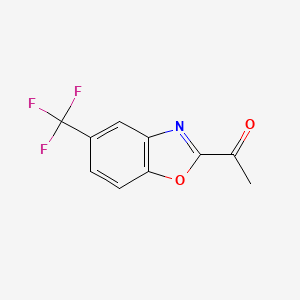 1-(5-(Trifluoromethyl)benzo[d]oxazol-2-yl)ethanone