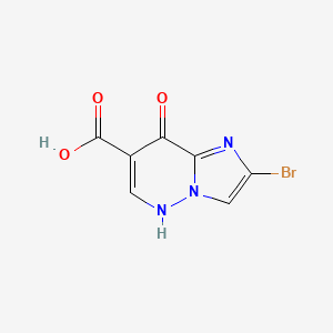 2-Bromo-8-hydroxy-imidazo[1,2-b]pyridazine-7-carboxylic acid