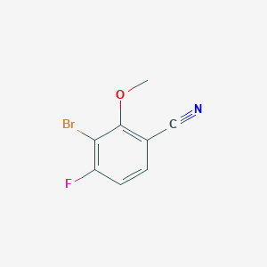 3-Bromo-4-fluoro-2-methoxybenzonitrile