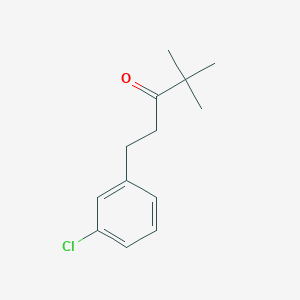 1-(3-Chloro-phenyl)-4,4-dimethyl-pentan-3-one