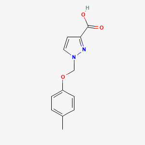 1-[(4-methylphenoxy)methyl]-1H-pyrazole-3-carboxylic acid