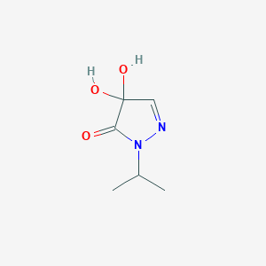 4,4-Dihydroxy-1-isopropyl-1H-pyrazol-5(4H)-one