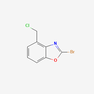 2-Bromo-4-(chloromethyl)benzo[d]oxazole