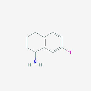 7-Iodo-1,2,3,4-tetrahydronaphthalen-1-amine