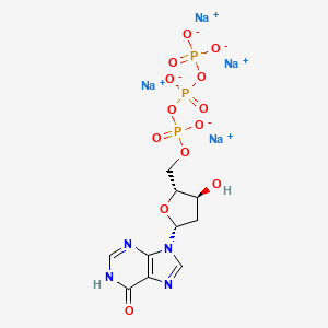 Sodium ((2R,3S,5R)-3-hydroxy-5-(6-hydroxy-9H-purin-9-yl)tetrahydrofuran-2-yl)methyl triphosphate