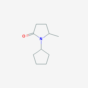 1-Cyclopentyl-5-methylpyrrolidin-2-one