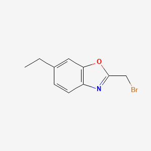 2-(Bromomethyl)-6-ethylbenzo[d]oxazole