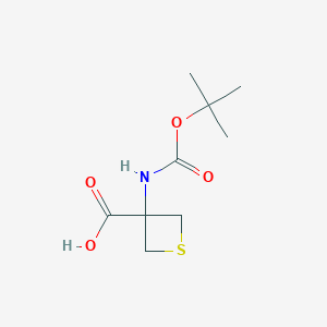 3-(tert-Butoxycarbonylamino)thietane-3-carboxylic acid