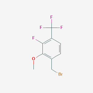 3-Fluoro-2-methoxy-4-(trifluoromethyl)benzyl bromide