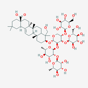 molecular formula C59H96O26 B128657 桔梗皂苷 B CAS No. 152406-42-3