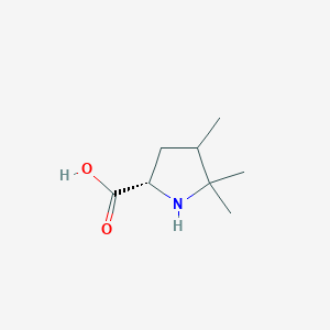 (2S)-4,5,5-Trimethylpyrrolidine-2-carboxylic acid