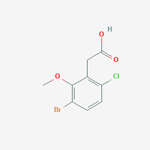 3-Bromo-6-chloro-2-methoxyphenylacetic acid