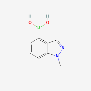 1,7-Dimethyl-1H-indazole-4-boronic acid