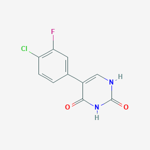 5-(4-Chloro-3-fluorophenyl)-2,4(1H,3H)-pyrimidinedione