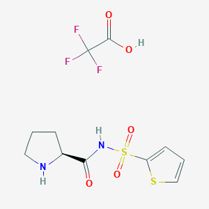 (S)-N-(Thiophen-2-ylsulfonyl)pyrrolidine-2-carboxamide 2,2,2-trifluoroacetate