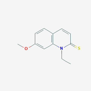 1-ethyl-7-methoxyquinoline-2(1H)-thione