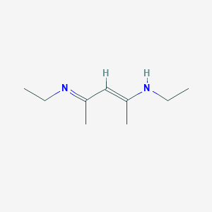 N-Ethyl-4-(ethylimino)pent-2-en-2-amine