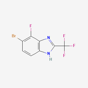 5-Bromo-4-fluoro-2-(trifluoromethyl)-1H-benzimidazole