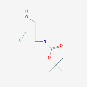 tert-Butyl 3-(chloromethyl)-3-(hydroxymethyl)azetidine-1-carboxylate