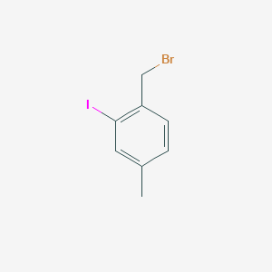 molecular formula C8H8BrI B12865956 2-Iodo-4-methylbenzyl bromide 