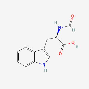 molecular formula C12H12N2O3 B12865990 Formyl-d-tryptophan 