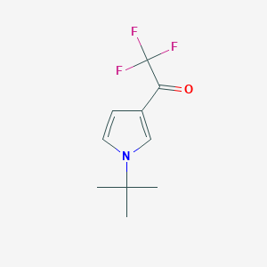 1-(1-(tert-Butyl)-1H-pyrrol-3-yl)-2,2,2-trifluoroethanone