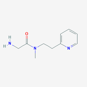 2-amino-N-methyl-N-[2-(pyridin-2-yl)ethyl]acetamide