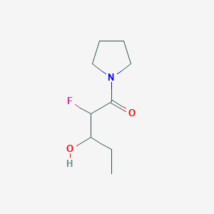 2-Fluoro-3-hydroxy-1-(pyrrolidin-1-yl)pentan-1-one