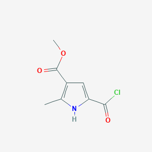 Methyl 5-(chlorocarbonyl)-2-methyl-1H-pyrrole-3-carboxylate